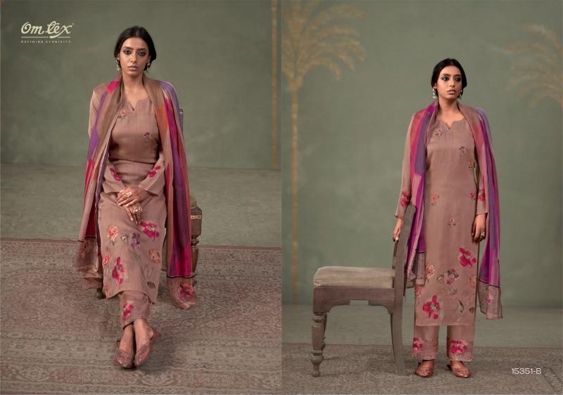 Omtex ferisha wholesale salonki dress material